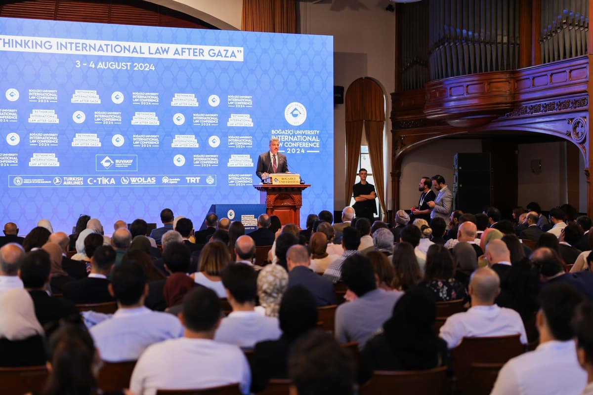Boğaziçi Üniversitesi Uluslararası Hukuk Konferansı: "Gazze'den Sonra Uluslararası Hukuku Yeniden Düşünmek" Etkinliği Gerçekleştirildi — 1